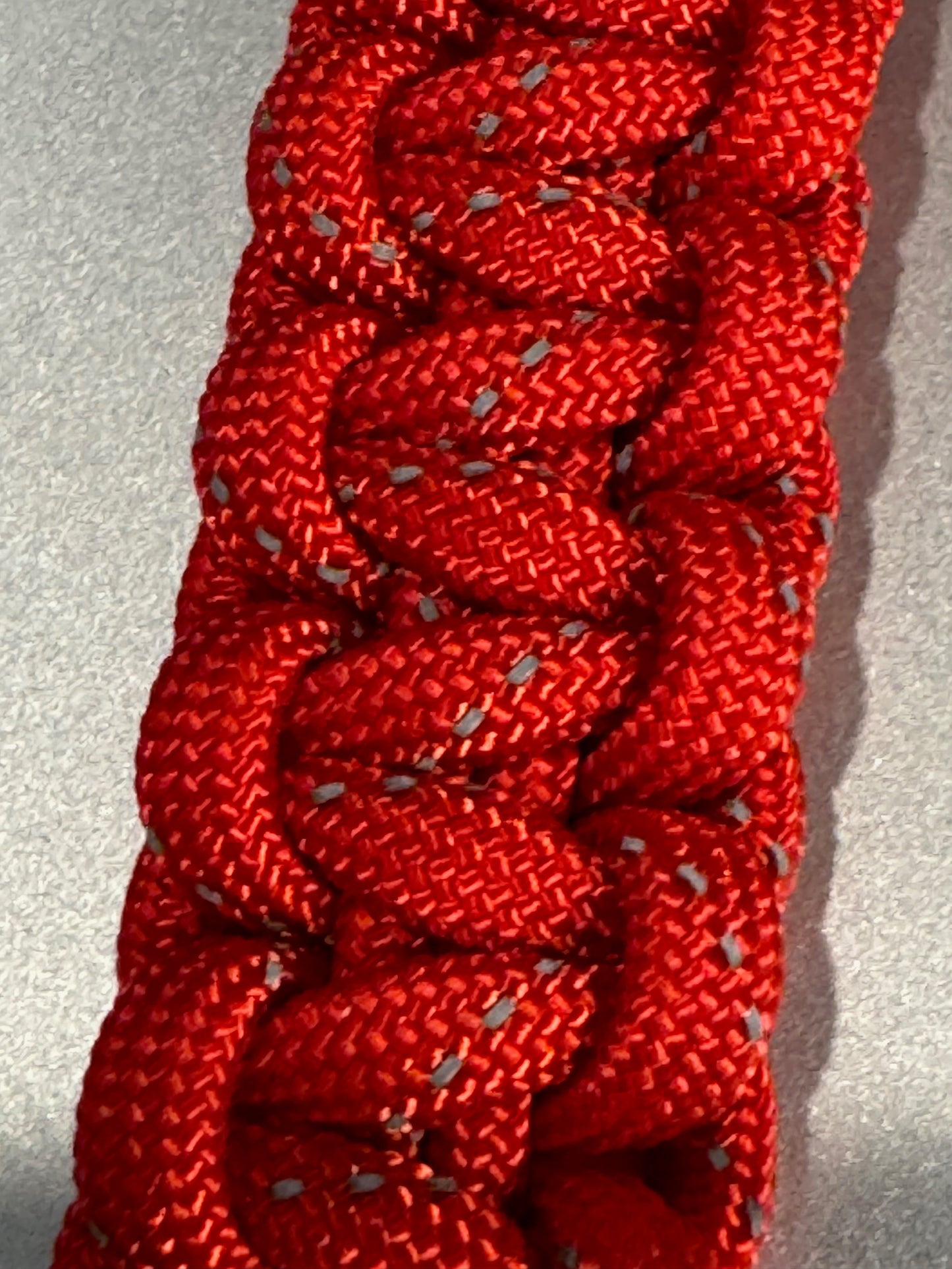 Paracord Dog Pull Tab Leash - 9.5" long