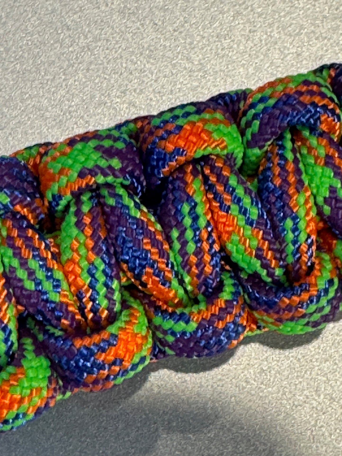 Paracord Dog Pull Tab Leash - 8" long