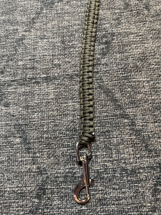 Paracord Dog Pull Tab Leash - 9.25" long