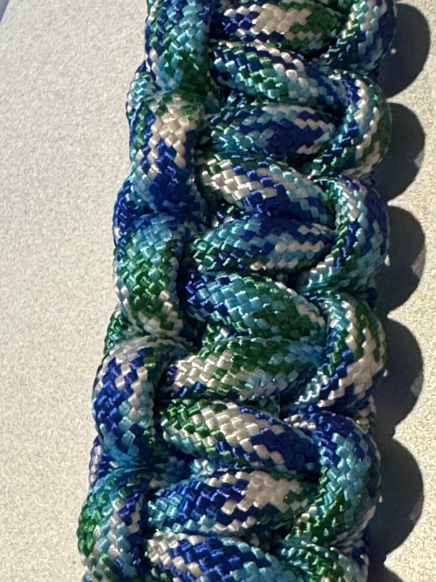 Paracord Dog Pull Tab Leash - 8" long
