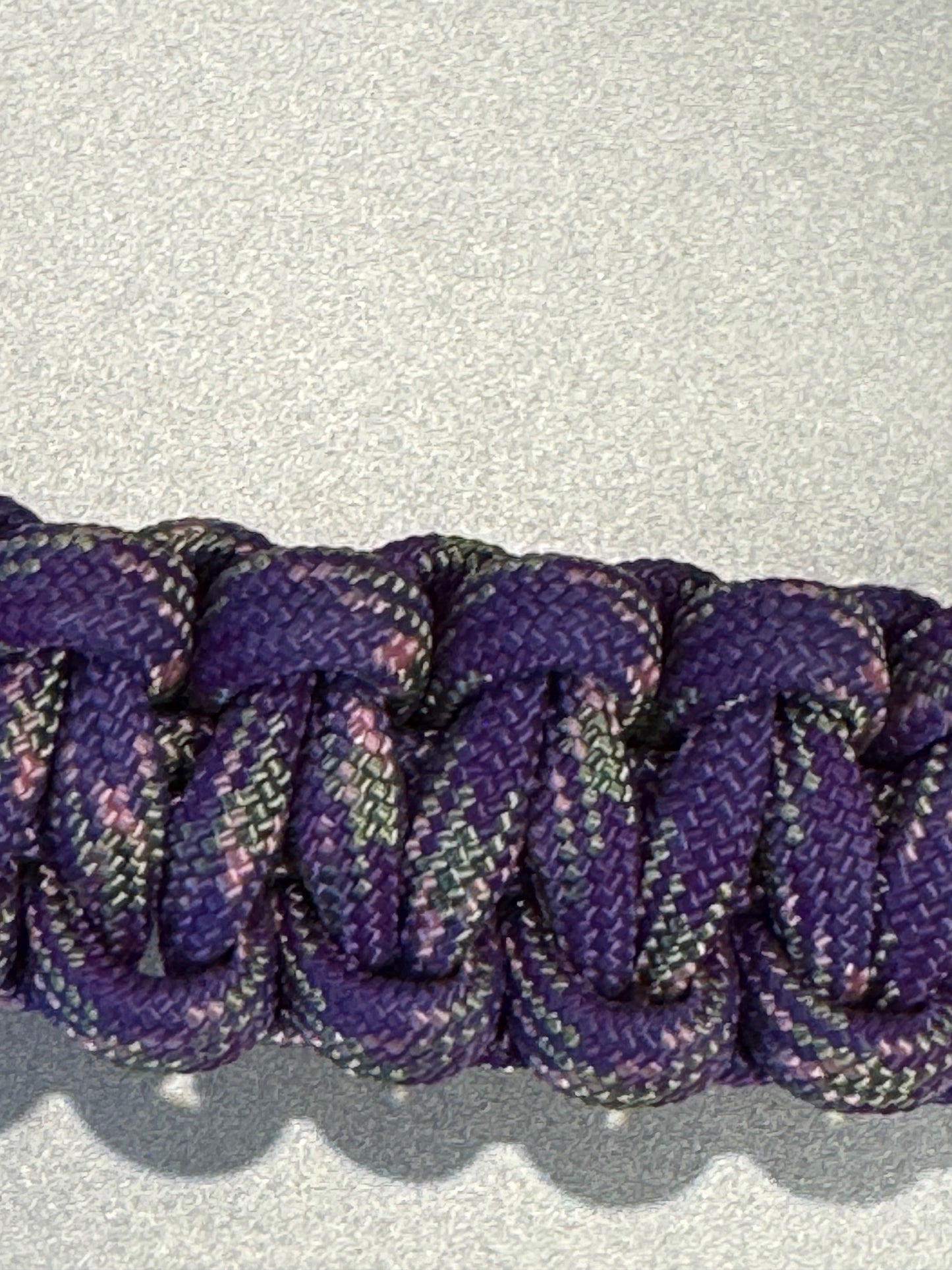 Paracord Dog Pull Tab Leash - 9.5" long